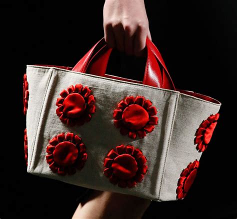 orecchini prada 2013 flower|Fashion Week Handbags: Prada Spring 2013 .